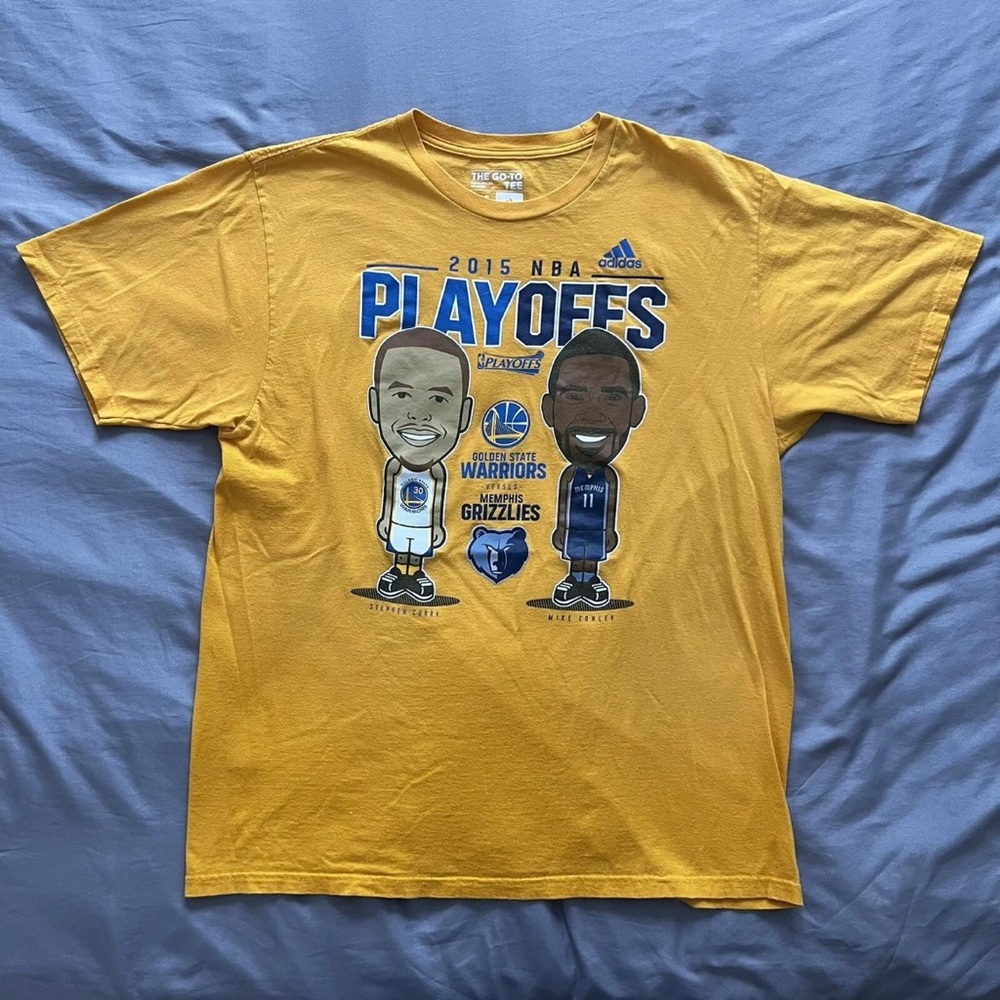 Golden State Warriors 2015 Playoffs T Shirt XL X-Large Curry Conley NBA